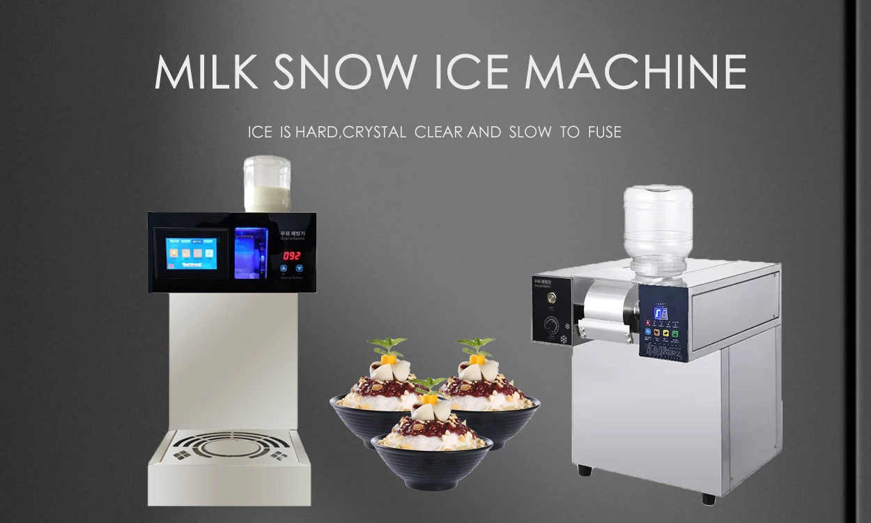 190kg/24h New Style Snowflake Ice Machine/ Bingsu Ice Maker Bingsusnow