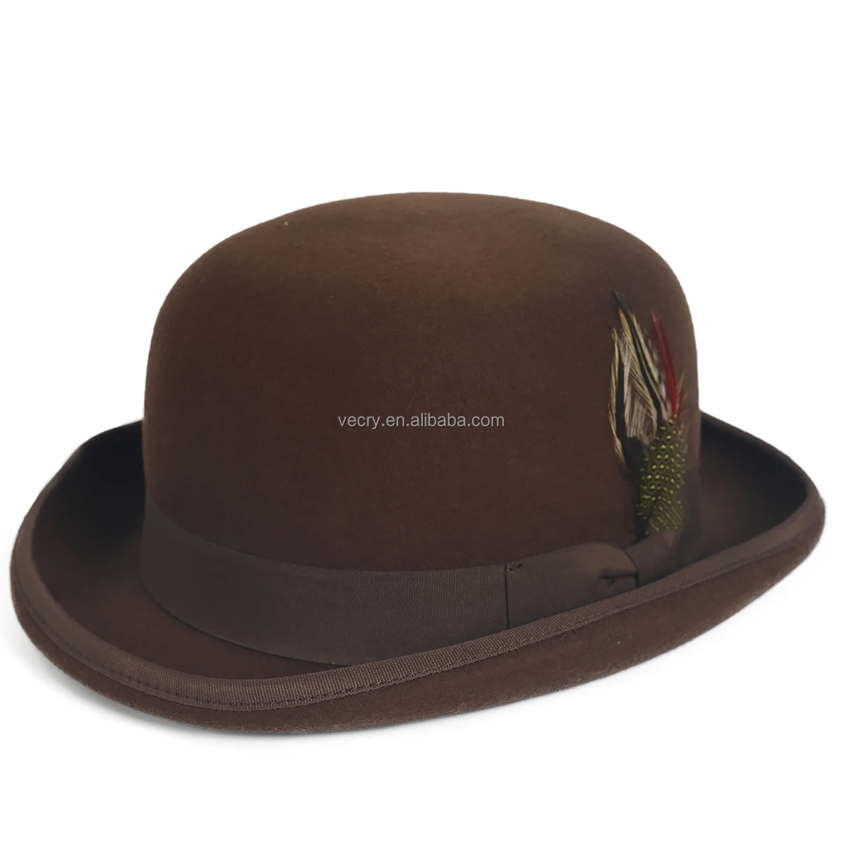 Fancy Dress Formal Felt Church Bowler Hard Wool Fedora Hats