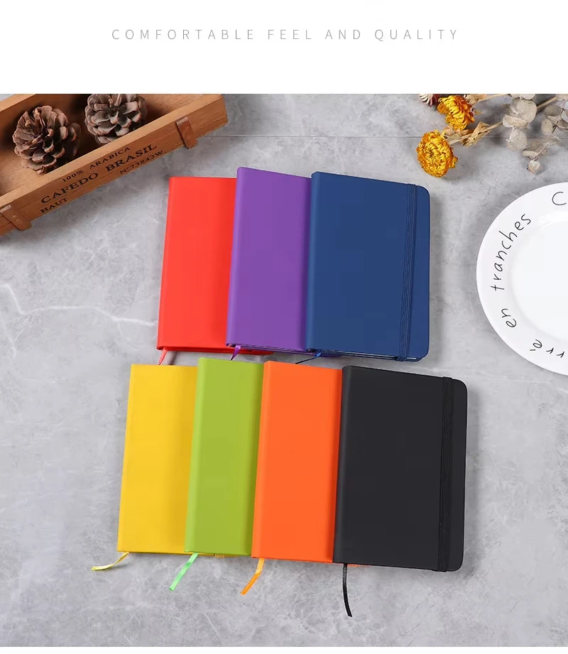 Factory price gift notebooks customizable stationery journals planner diary book logo custom note book hard cover