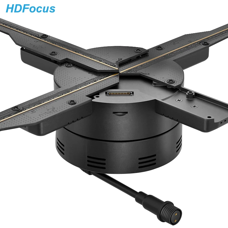 3D Led Fan Advertising Equipment Holographic System 100Cm Hologram 3D