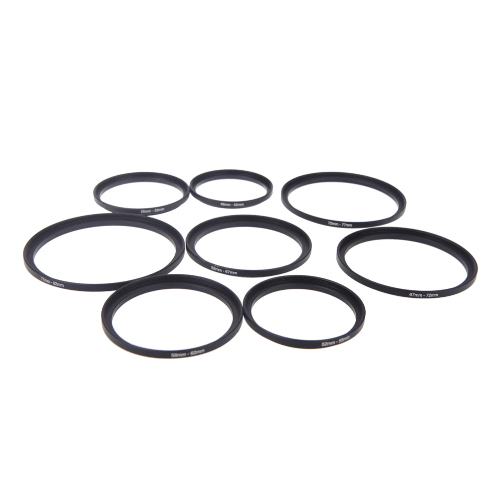 Camera Step up Step Down Ring 46-52 mm Stepping up Camera Lens Filter Ring Adapter