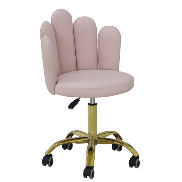 Pink adjustable leather or fabric technician chairs, beauty salon furniture equipment chairs, chairs, and chairs