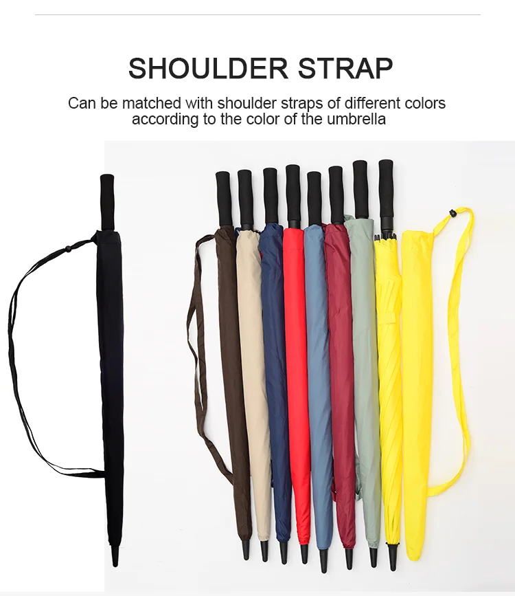 High Quality 30 Inch Extra Long Oversize Double Canopy Vented Windproof