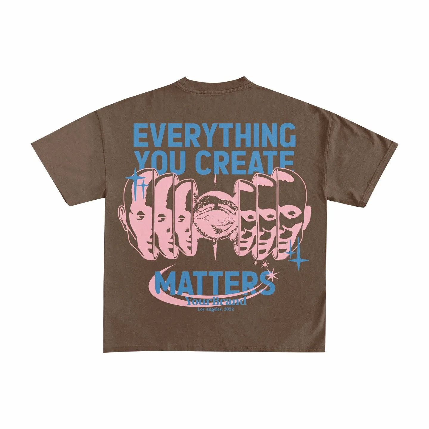 L&J Shoe Streetwear Oversized Heavyweight Tshirts 100% Cotton T-Shirts 300GSM Crew Neck Custom Screen Print Tshirts for Men
