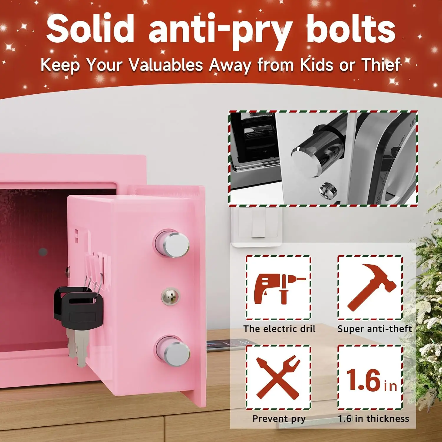 CEQSAFE Digital Security Mini Safe Stainless Steel Deposit Box for Money Home Office Hotel manufacture