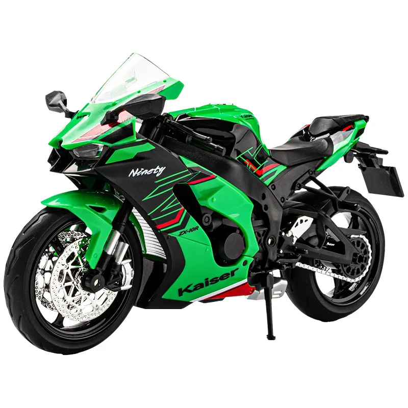 Diecast 1:12 Kawasaki ZX-10R Model - Movable Wheels Toy