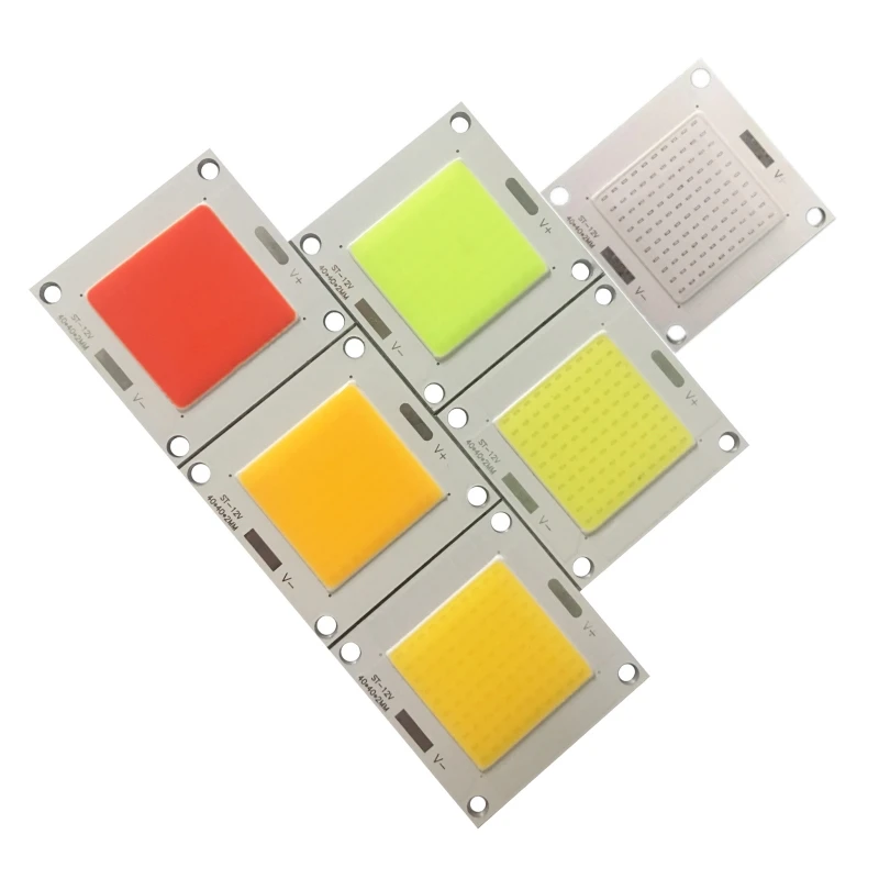 TOPXCDZ LED-COB-Chip 50W Mit Smart-IC-Treiber – Wählbare Farben Inkl. Vollspektrum Für Pflanzen & Aquarium
