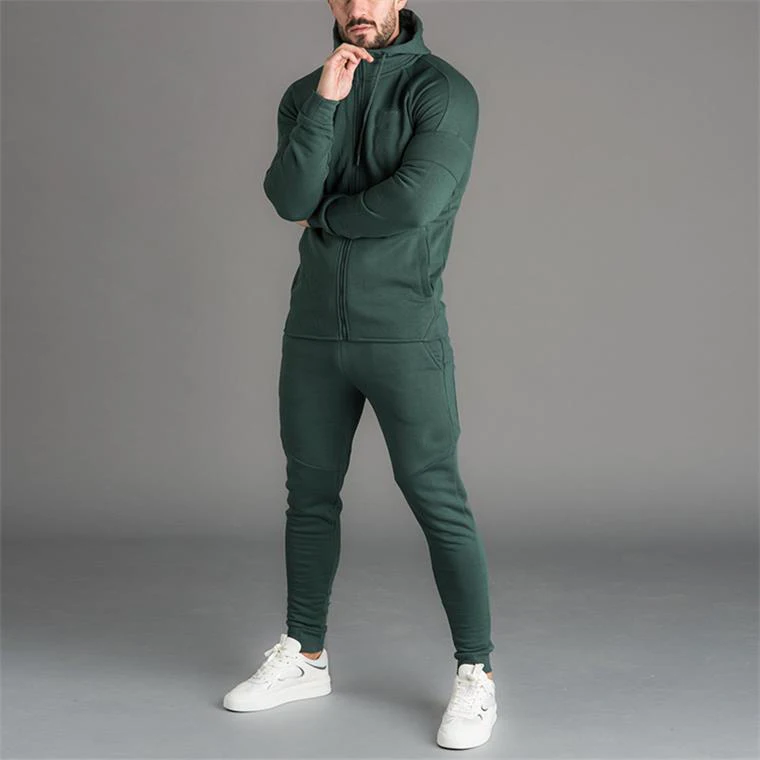 High Quality Track Suits Men Sport Tracksuit Latest Fashion 2 Piece Men