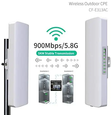 Wholesale 5KM Long 5.8G Outdoor CPE WiFi Bridge POE Wireless Network Access Point Router Wi-Fi Repeater for IP From m.alibaba.com