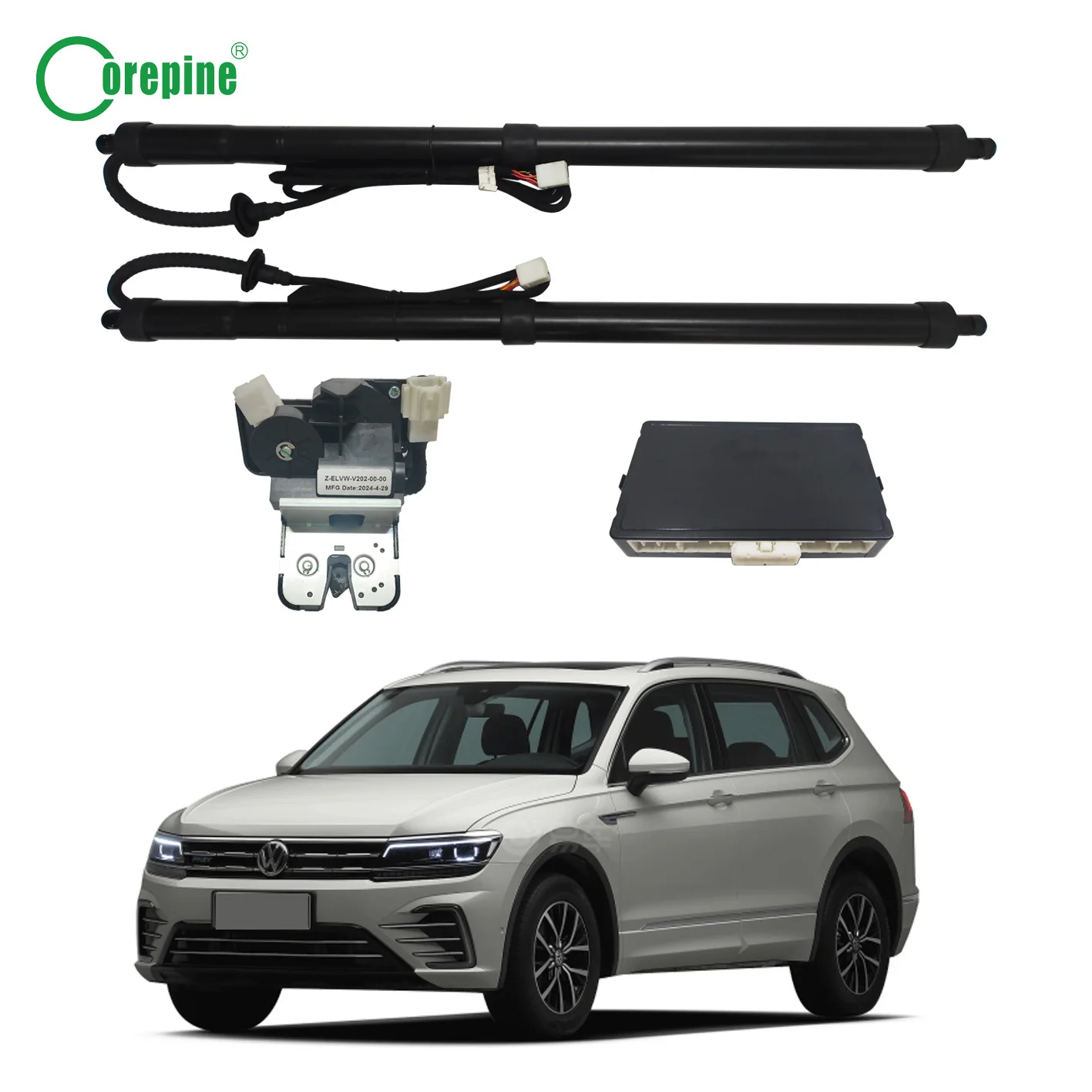 Corepine  Smart Power Automatic Car Electric Tailgate Lift System Kit Strut for 2017-2023 Volkswagen Tiguan L Body Parts