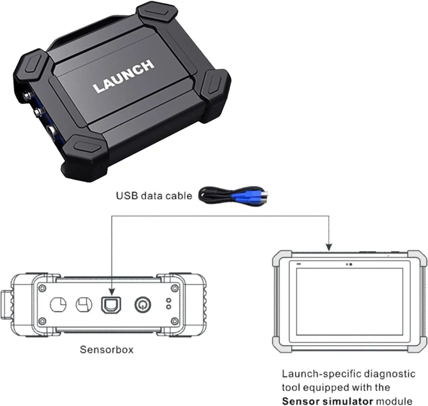 S2-2 Sensor Simulator and Tester 2 Channels Digital Sensorbox Testing and Simulating a Wide Range of Vehicle Sensors