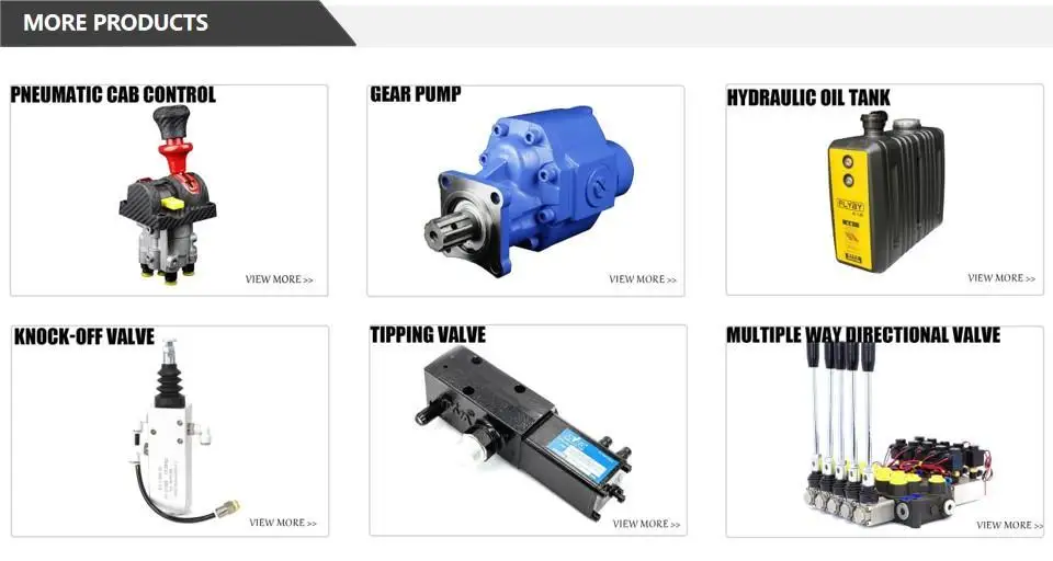 Hyva Type Hydraulic Tipping Valve Dump Lifting Valve For Hydraulic