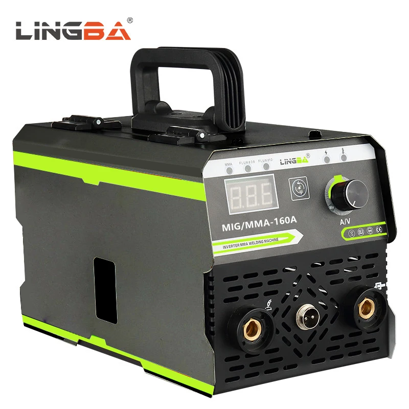 LINGBA Welding Equipment 6 in 1 Portable Inverter Welding Machine Electric Welding Machines Mig Welder Without Gas