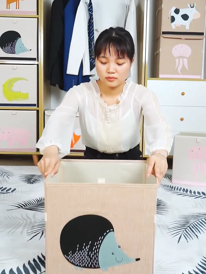 Ds1243 Kids Toys Storage Organizer Containers Fabric Storage Chest Bins