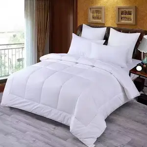 Luxury Hotel Collection Breathable Simple 100% Cotton Duvet Insert with Microfiber Filling