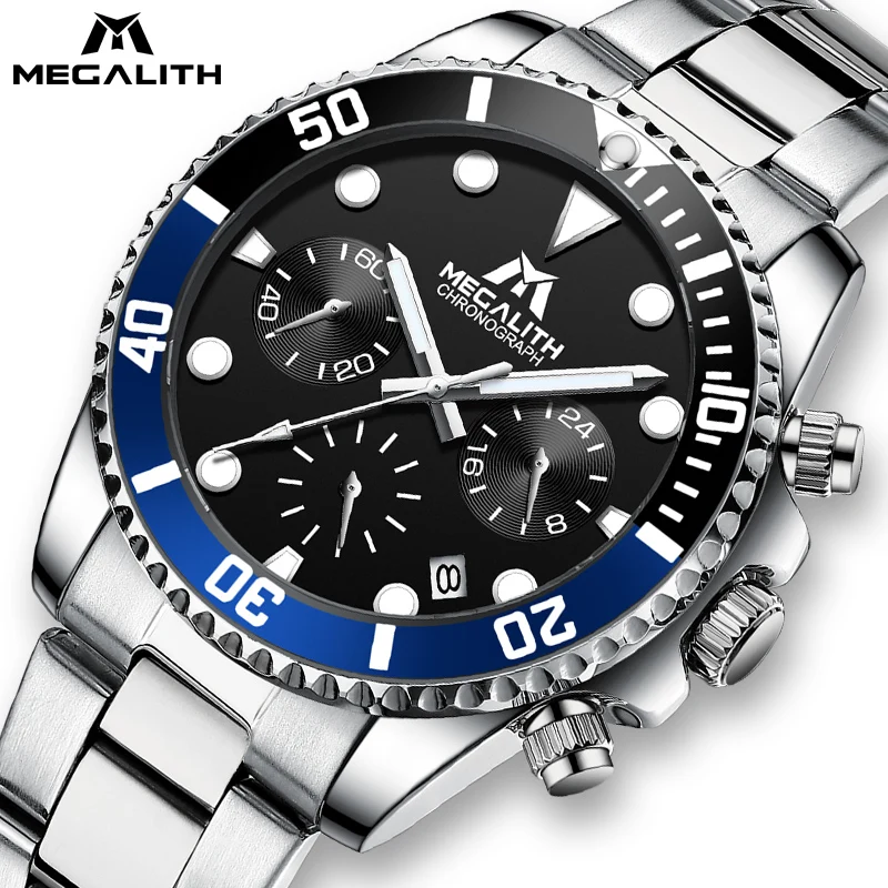 Megalito Reloj Hombre De Metal De Lujo Cinturón Relojes Al Por Mayor Los  Hombres Impermeable Relojes De Cuarzo - Buy Correa De Acero Inoxidable De  Los Hombres,De Los Hombres De Lujo Relojes,3atm