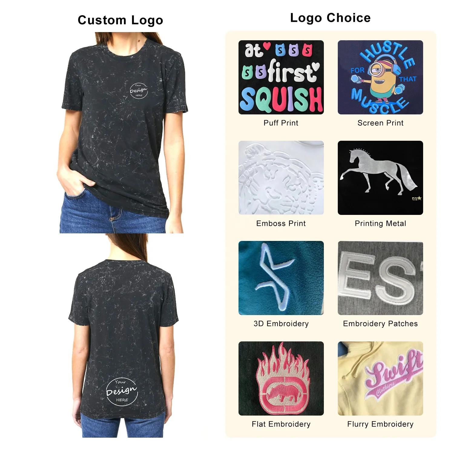 JL424A Bulk High Quality Street Style T Shirts Men Screen Printing Tie Dye Sublimation Printing T Shirts Unisex Wholesale