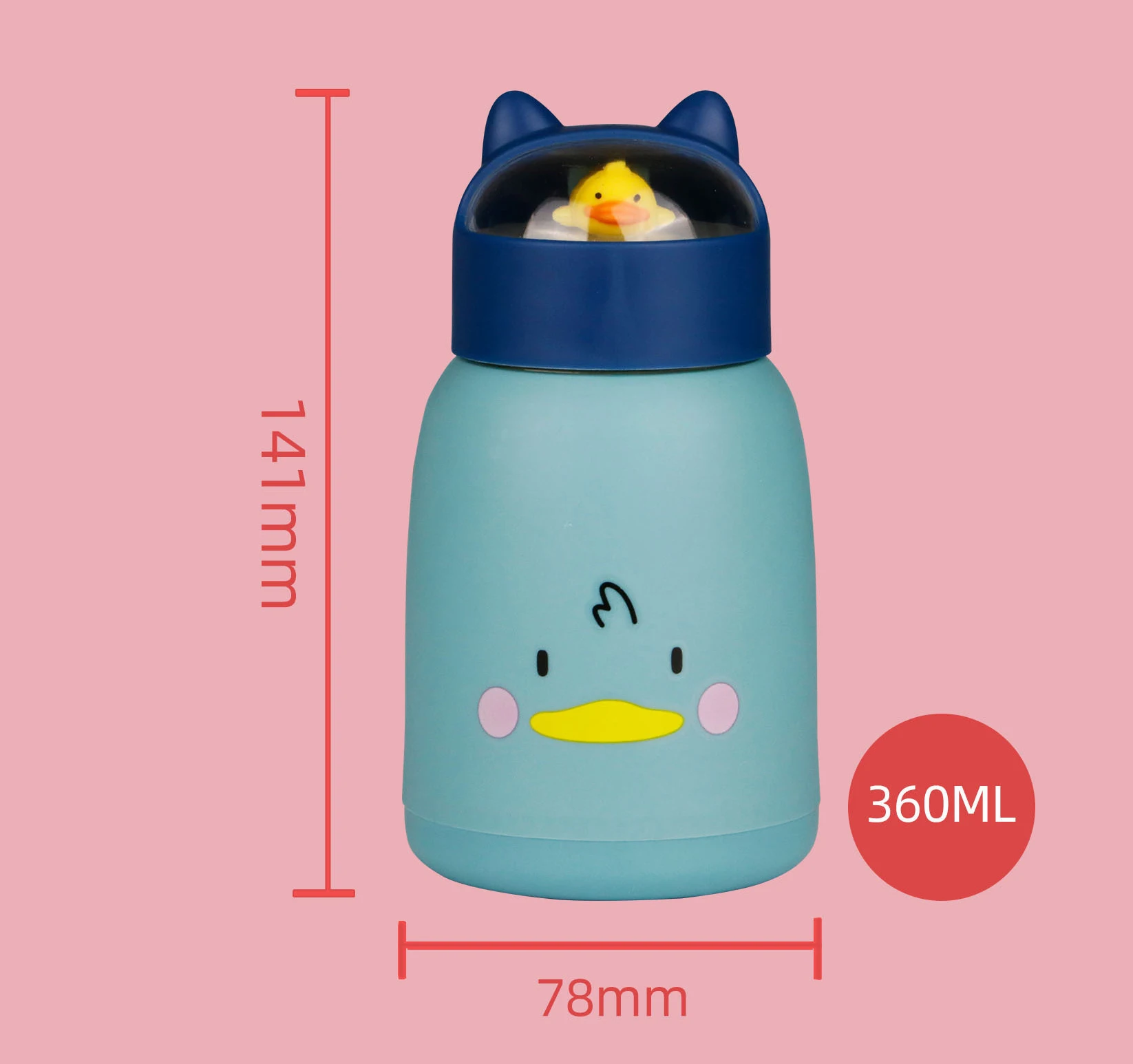 Portable Student Drinking Cute Animal Glass Water Bottle Buy Student