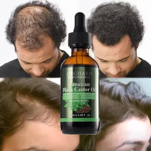 Hot Products Cold Press Jamaican Black Castor Oil Prevents Frizz and Anti Hair Loss Jamaica Black Castor Oil for Hair