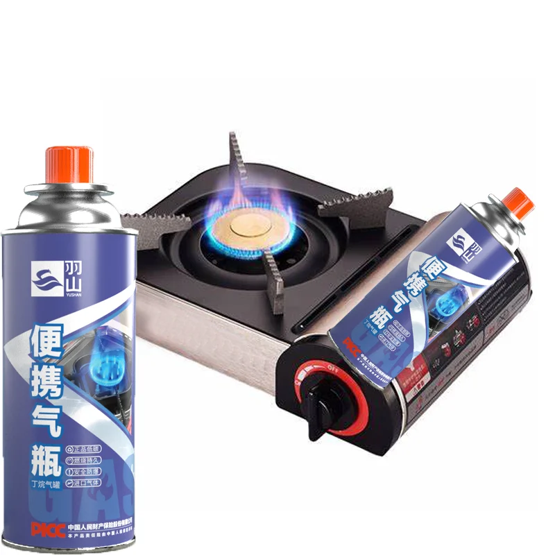 Factory  Customized Full Fired Bule Flam Supply Hot Pot Restaurant Roast Meat Shop Lighter Gas Refill