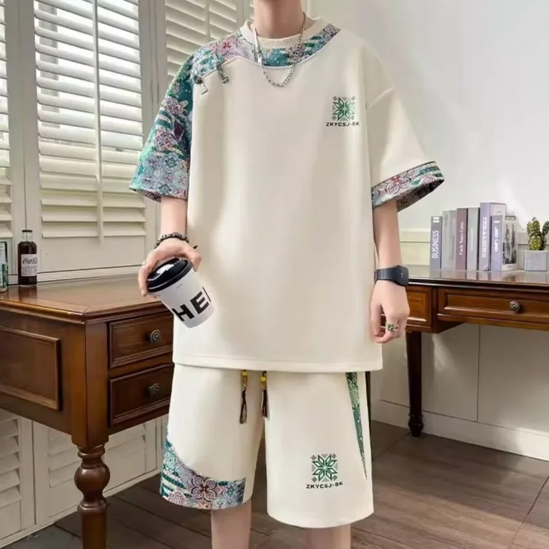 Wholesale & Custom Evenfor Summer Casual Versatile Shorts T-shirt Two-piece Set for Men' aperçu 4