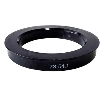 Set Hub Centric Ring 73mm OD to 56.1mm Hub ID Black Polycarbonate Wheel Centerbore Plastic R15