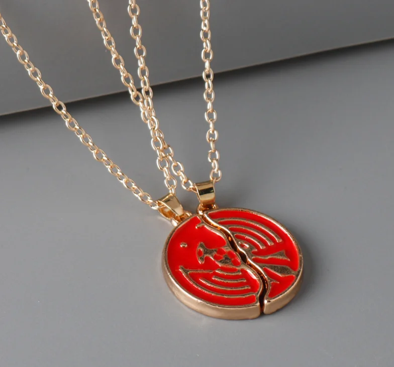 Metal Kamen Rider Necklace - Broken Necklace Eagle Eye Logo