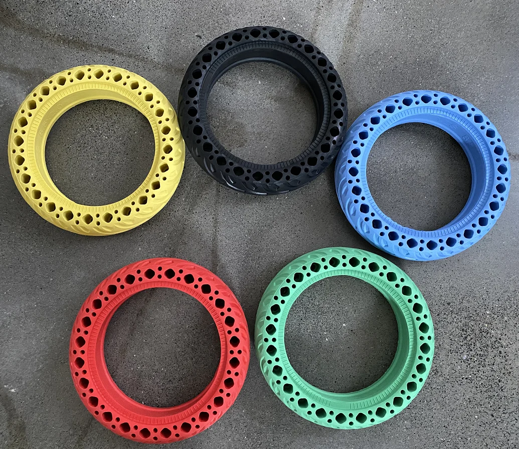 product eu warehouse 85 inch solid rubber tire wheel xiaomi mijia mi m365 pro pro2 1s lite electric scooter with honeycomb tires-4