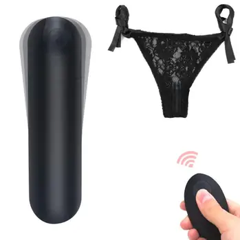 Wireless Remote Silicone Vibration Lipstick Wearable Panty Vibrator Panties Vibrating Clitoral Stimulator Sex Toys for Women