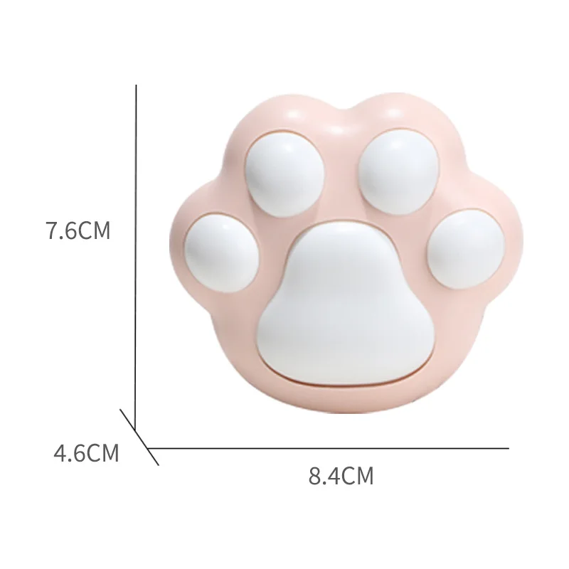 Factory Direct Portable Compact Cartoon Cute Fun Cat Paw Rechargeable Quick Dry Unisex Hand Warmer