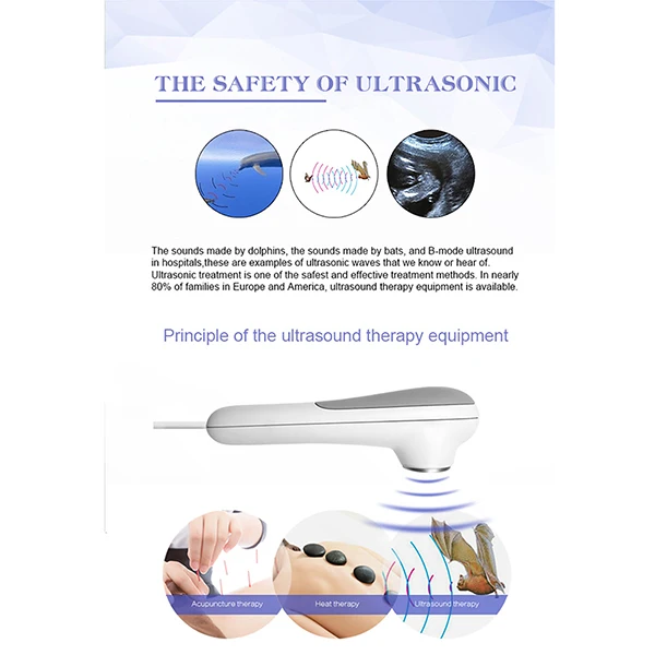 Ultrasonic Body Pain Therapeutic Device Ultrasound Therapy Machines for Pain  Relief