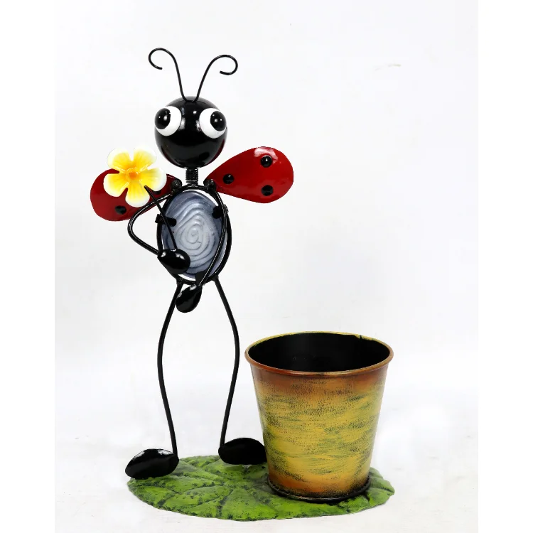  Unique Metal And  Bees Flower Pot Pitcher For  Home  1