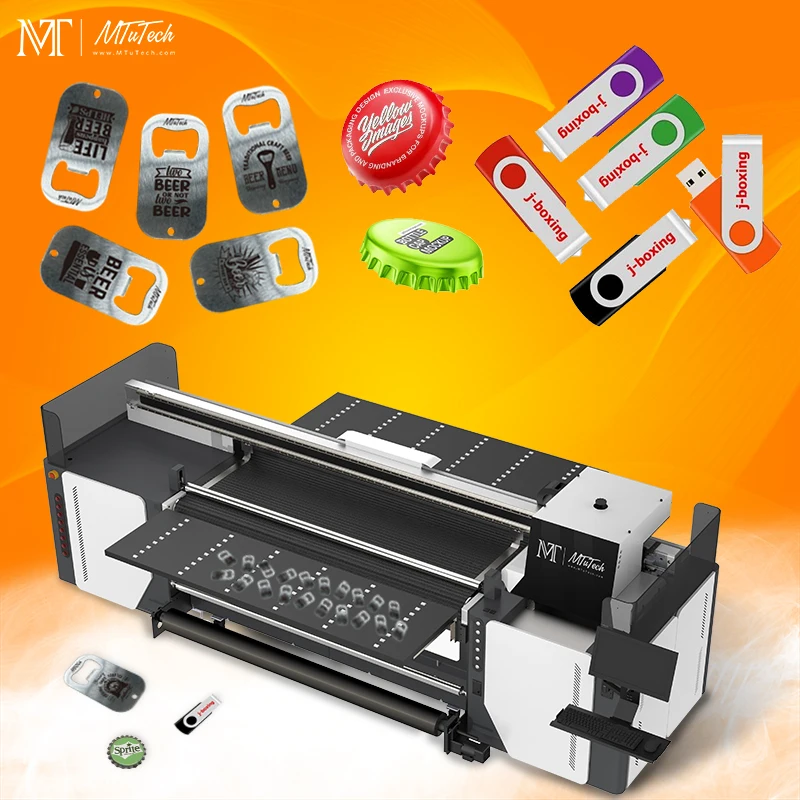 MTuTech 2000mm Width Hybrid UV Printer Machine Canvas Printing Machine with Visual Positioning System