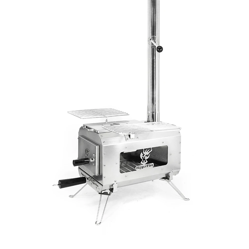 Winter Tent Indoor Heating Stove Foldable Portable Outdoor Backpack