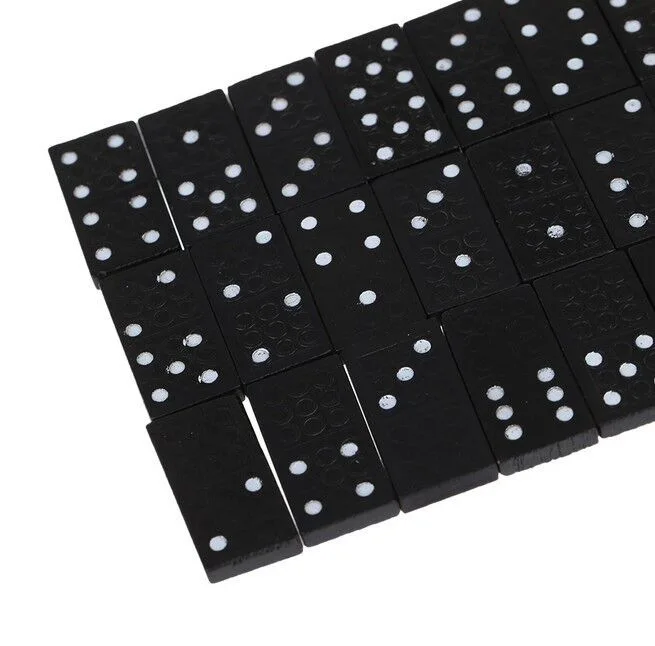 Factory 28pcs/set Wooden Domino Board Games Travel Funny Table Game ...