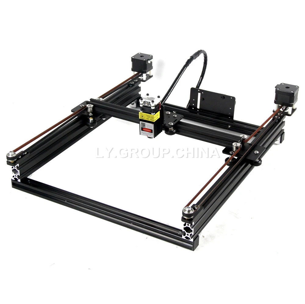 Disassembled LY Desktop Frame Type Belt Pulley Pen Drawing Robot Machine XY Plotter Writing A0 A1 A2 A3 A4 Engraving Area 12V