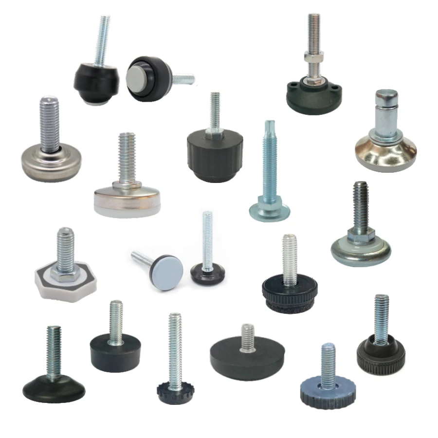 Customized 12 Multi Series 1000 Different SKUs Adjusting Adjustable Stud Mount Furniture Refrigerator Level Leveler Leg Feet