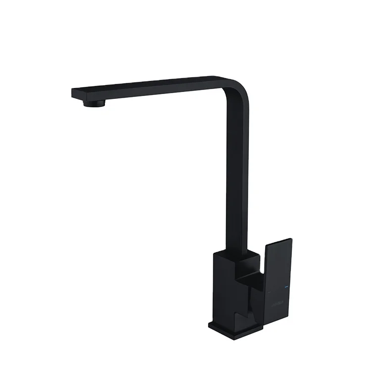 Hot Selling Single Lever Solid Brass Black Kitchen Sink Mixer Tap Hot And Cold Water Kitchen Faucet Mixer Buy Kitchen Mixer Tap Kitchen Mixer Single Lever Kitchen Mixer Tap Product On Alibaba Com