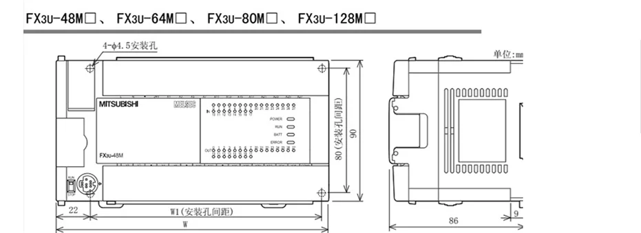 Mitsubishi Plc Fx3u-64mr/es-a Melsec-f Series Fx3u Plc Programming ...