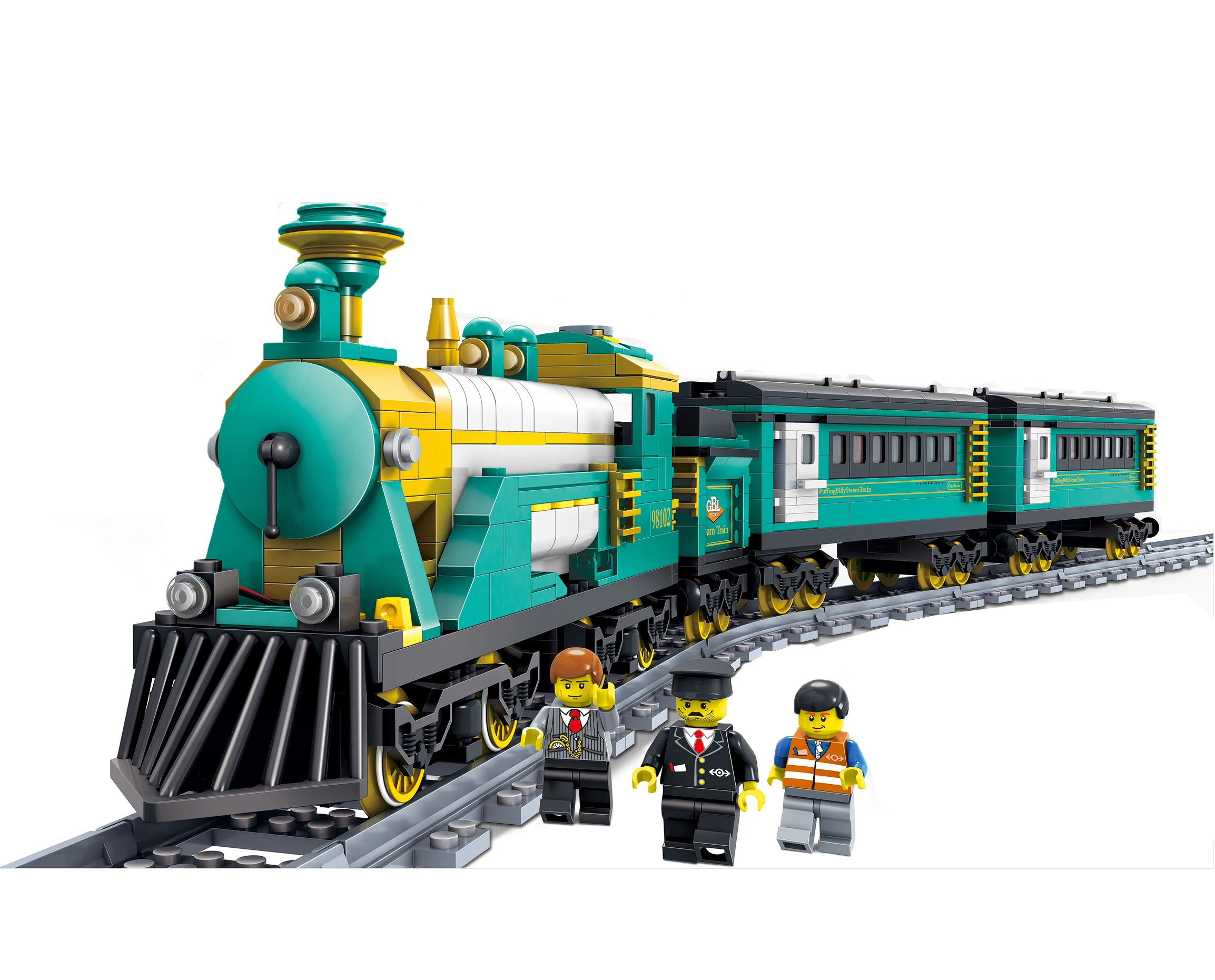 儿童创意膨化比利蒸汽火车积木玩具安全有趣的益智玩具 - buy train b