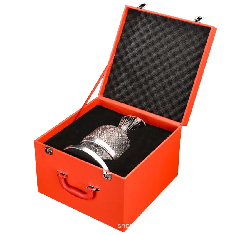 Wholesale Unbreakable Glass Decanter Set Rotary Gyroscope Glass Wine Decanter Buy Trust High