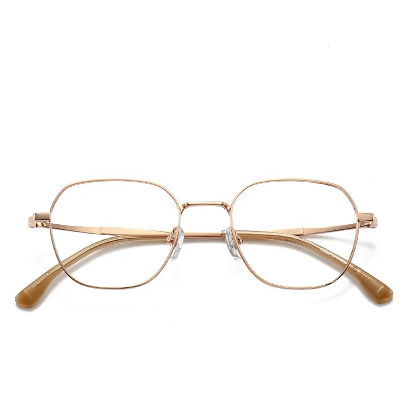 ZOWIN Model 20661 Hexagon Metal Frame Eyeglasses - Vintage Style