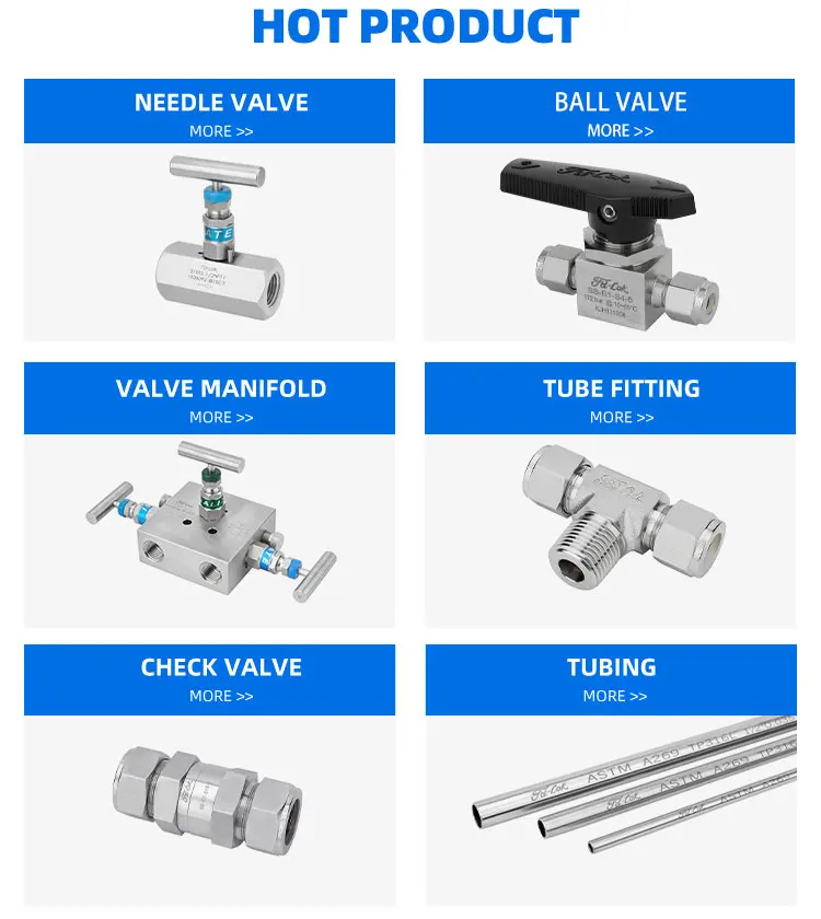FD-LOK One Piece Instrument Ball Valve PVC B3 Series 6000PSI Three Way High Temperature OEM Customizable Manual NPT Connection 1