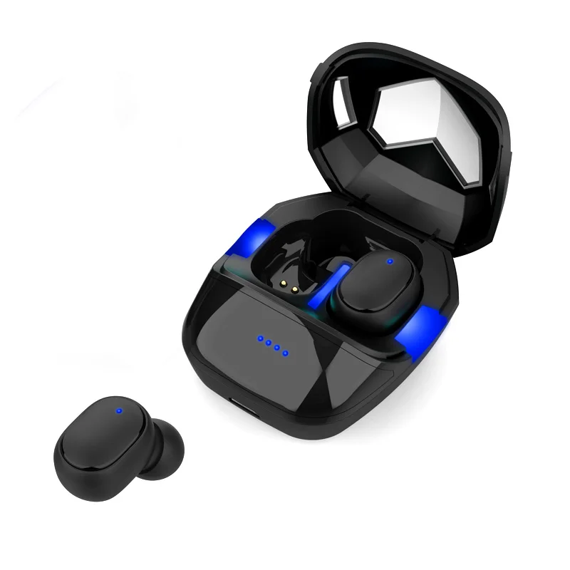 Игровые наушники TWS со светодиодным дисплеем и низкой задержкой игровые bluetooth BT 5 0