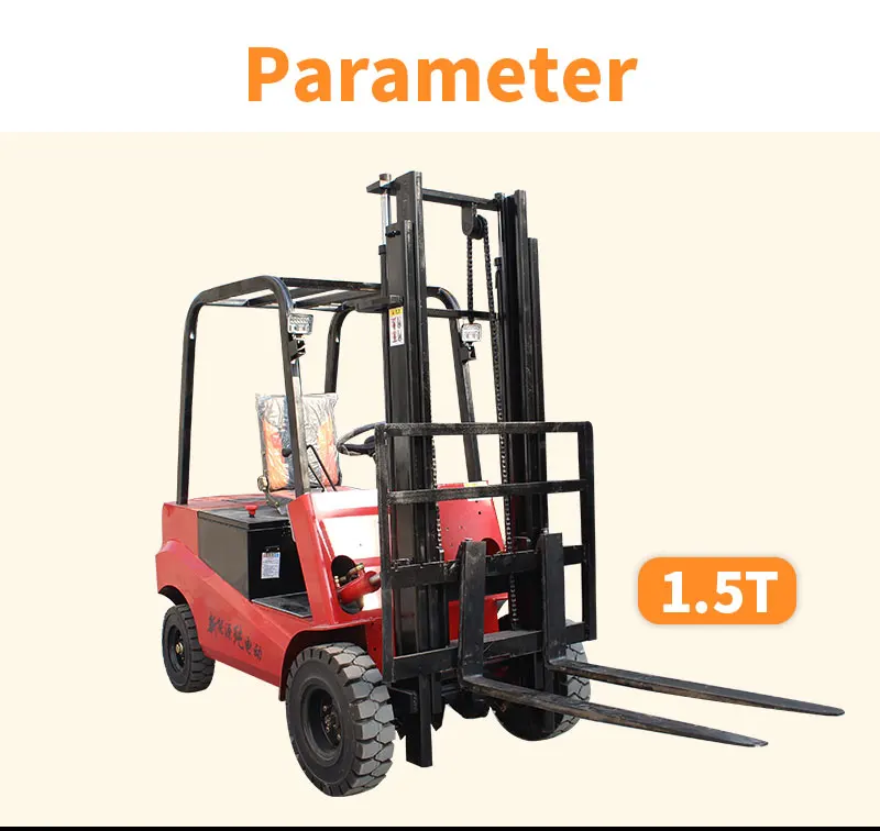 1.5 Ton Electric Forklift-Mini Excavators For Sale - Rippa® China Manufacturer