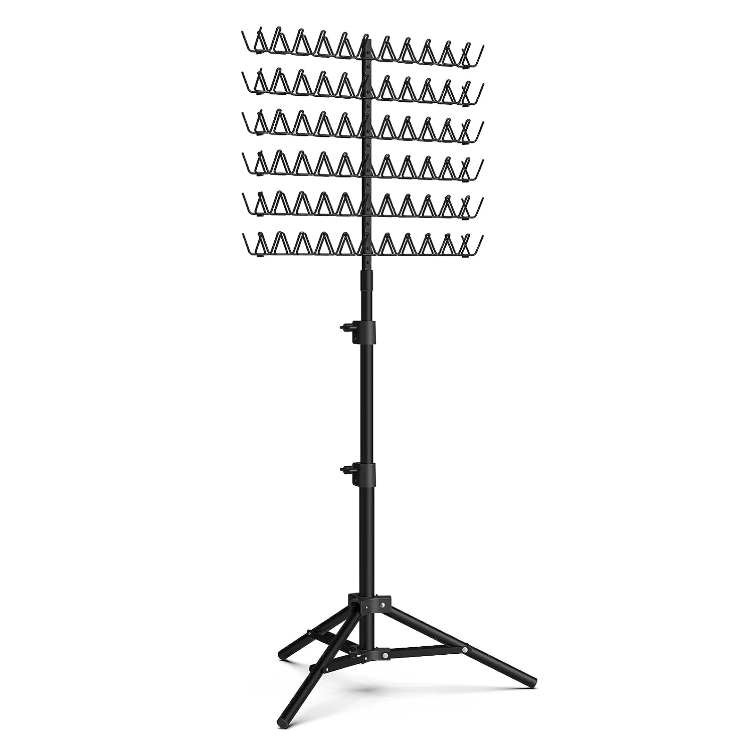 120 Pegs Salon Metal Braiding Hair Hanger Rack Hair Extension Flooring