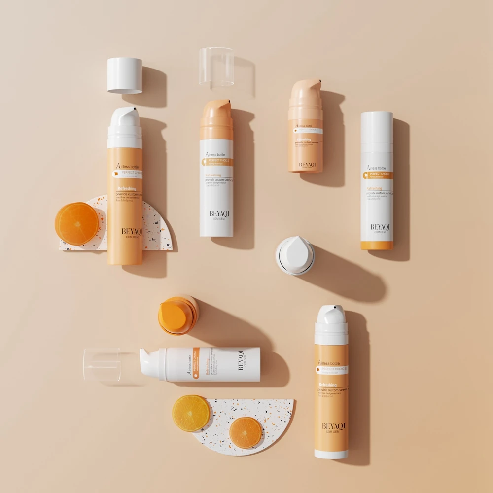 A22 5ml 15ml Skincare Empty Foam Pump Lotion Airless Bottle,Wholesale Private Eco-friendly White Matte Airless Cream Bottle 10 ml