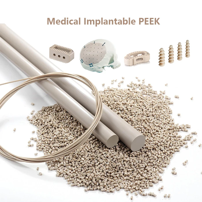 Implantable Raw Material Polyether Ether Ketone Pure Powder Peek Pellets Price of Peek Per kg