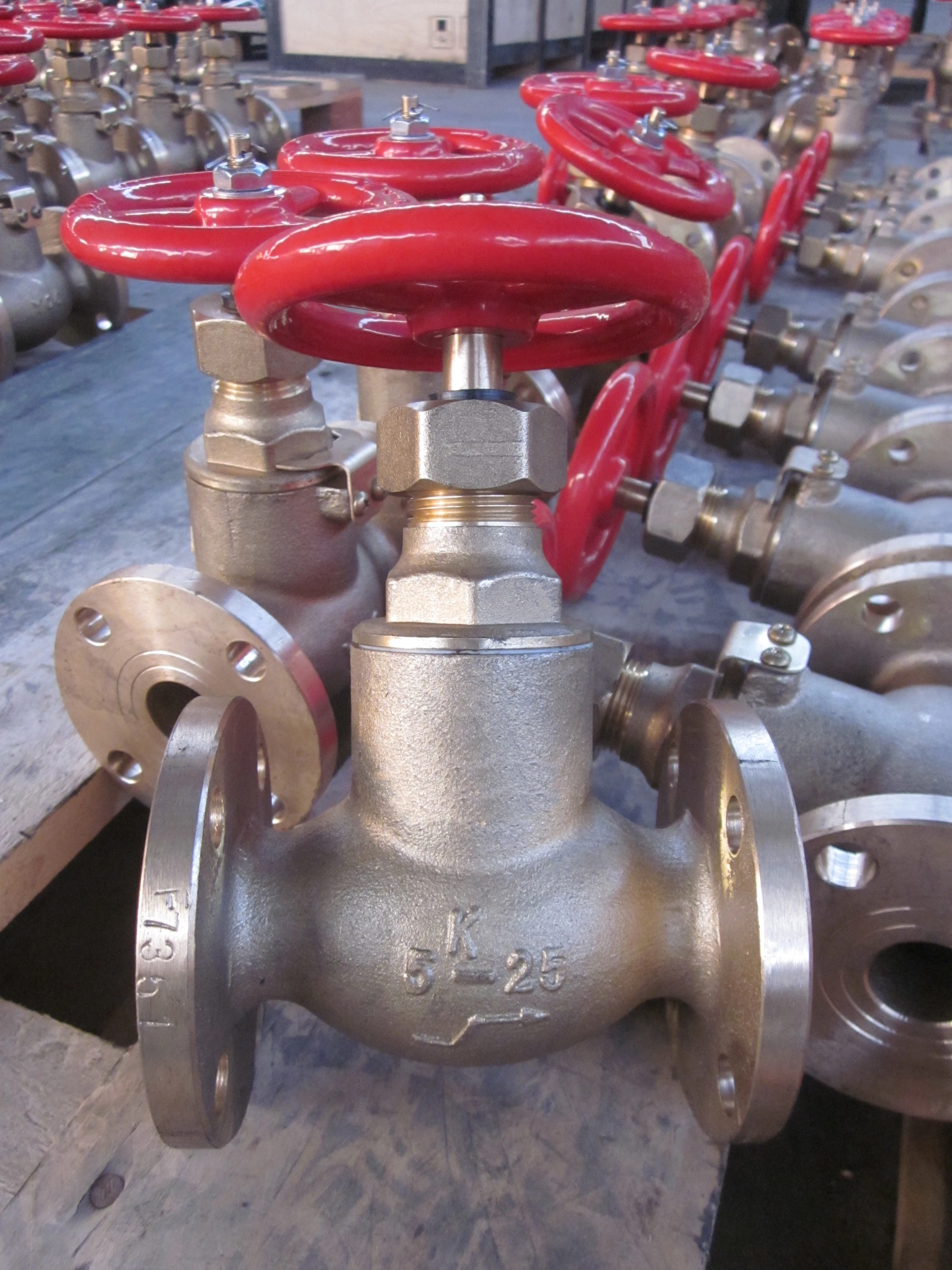 JIS F7351 BRONZE SCREW-DOWN CHECK GLOBE VALVES 5K40 5K25