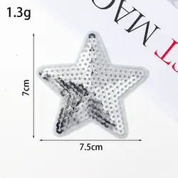 Iron On Patches Star Stars Rhinestone Iron-On Glitter With - Foto 2